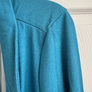 Lularoe Teal Herringbone Blazer